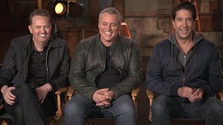 Friends REUNION Matthew Perry David Schwimmer and Matt LeBlanc Talk Nostalgia and HBO Max Special [upl. by Streeter]