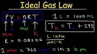 Ideal Gas Law Practice Problems [upl. by Yregram296]