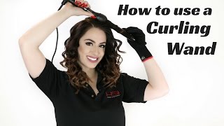 How to use a Curling Wand [upl. by Yrdua]