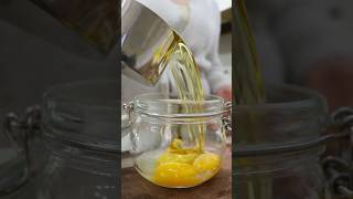 Homemade MAYONNAISE in 10 seconds homemademayonnaise [upl. by Herschel]