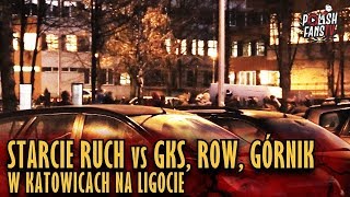 Starcie Ruch vs GKS KatowiceROW RybnikGórnik Zabrze w Katowicach na Ligocie 05122018 r [upl. by Derfnam60]