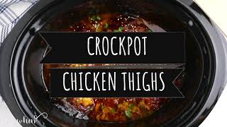 Crockpot Chicken Thighs Bone In [upl. by Phylis]