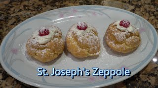 Italian Grandma Makes St Josephs Zeppole [upl. by Edra]