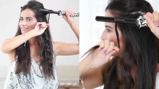 Create Loose Curls with the Amika 19mm Tourmaline Curler [upl. by Gentes]