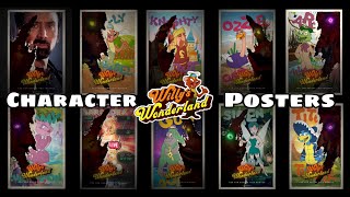 Willy’s Wonderland 2021  All Character Poster MiniTrailer Animations [upl. by Hsina]