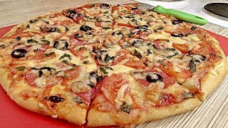 ДОМАШНЯЯ ПИЦЦА 🍕  Вкусный Рецепт Пиццы [upl. by Anirdnajela]