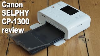 Canon SELPHY CP 1300 printer review [upl. by Cha354]