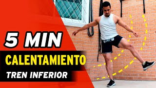 🦵CALENTAMIENTO DE PIERNAS ⏱5 MINUTOS  Tren Inferior [upl. by Sarette734]