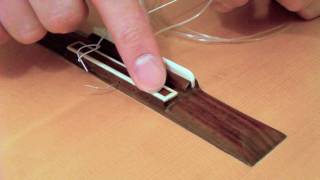 How to Restring a Classical Guitar Tutorial [upl. by Gagnon]