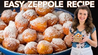 The Easiest Italian DONUTS Yess  Zeppole Recipe [upl. by Stormi]