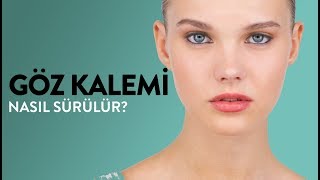 Göz kalemi nasıl sürülür [upl. by Nirhtak]