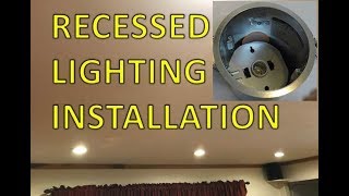 How To Install Recessed Lighting  Dimmable LED [upl. by Zere693]