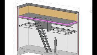 Super Simplex Disappearing Stairways aka Attic Stairs [upl. by Virendra]