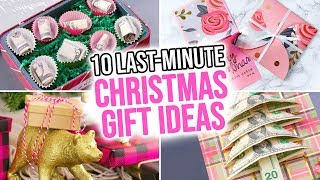 10 LastMinute DIY Christmas Gift Ideas [upl. by Kenti]