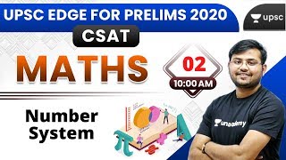 Number System  CSAT Maths Special  UPSC Prelims  Unacademy UPSC  Sahil Sir [upl. by Araes667]