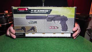 Gamo PT85 Tactical Blowback Pistol Review amp Shoot [upl. by Jelsma]