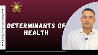 Determinants of health simple explanation [upl. by Roath]