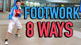 TKD Footwork Drills  8 Variations [upl. by Silletram]