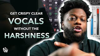 How To Make Crystal Clear Vocals Cut Thru The Mix Without Harshness  DOUBLE DEESSER TECHNIQUE [upl. by Atekihs]