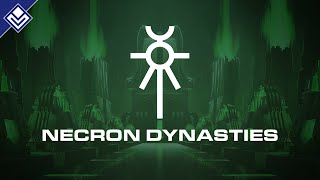 Necron Dynasties  Warhammer 40000 [upl. by Edmon]