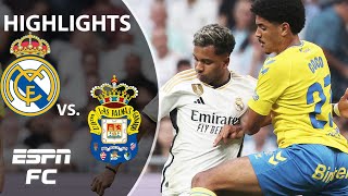 Real Madrid vs Las Palmas  LALIGA Highlights  ESPN FC [upl. by Jago636]