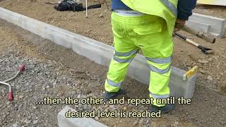 The basics of kerb laying [upl. by Zamir]