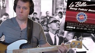 TOUGH BUT GREAT LaBella Original 1954 Flatwound Strings Review [upl. by Idihc]