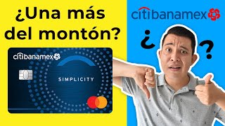 Tarjeta SIMPLICITY CitiBanamex [upl. by Hullda]