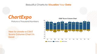 How to create a CSAT Score Column Chart in Excel  Customer Satisfaction Score  NPS  Excel Charts [upl. by Nimaj779]