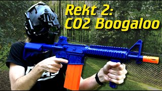 Honest Review New REKT Opfour a Gas Operated M16 Nerf Gun [upl. by Shu]