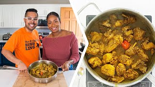 How To Make Trini Curry Chicken  Foodie Nation [upl. by Bonita]