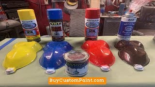 How to use 2k Clear over Rustoleum Spray paint Red Pearl Spray out [upl. by Sokcin134]