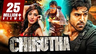 CHIRUTHA  Ram Charan Telugu Action Hindi Dubbed Full Movie  Neha Sharma Prakash Raj [upl. by Eilagam]