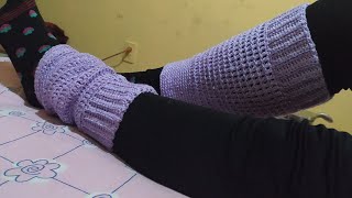 PolainasCalentadores tejidos a crochet [upl. by Kendall325]