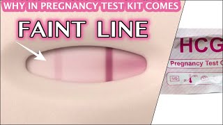 What is the meaning of Faint Line in Pregnancy test kit  2 lines but one is fainted [upl. by Annovad990]