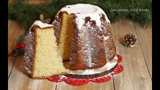 RICETTA PANDORO senza impasto e senza glutine Facilissimo da preparare [upl. by Enaujed]