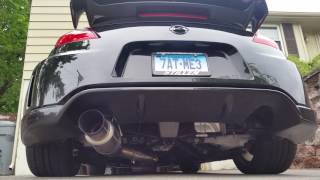 370z Nismo Tomei exhaust Ecutek 2 step launch control adjustment [upl. by Perrin]