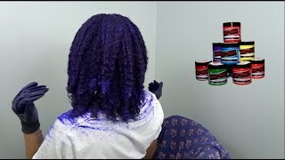 DYING MY HAIR PURPLE WITH NO BLEACH  IYLALIFE [upl. by Podvin749]