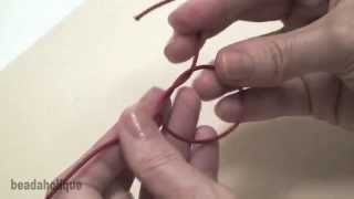 How to Knots for Bead Jewelry [upl. by Lacey]