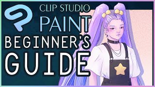 Getting Started in Clip Studio Paint  Beginner Tutorial [upl. by Rumney]