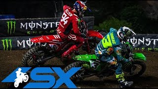 450SX Main Event Highlights Anaheim 2 [upl. by Freedman]