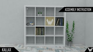 Assembly instruction Kallax from IKEA [upl. by Ogaitnas728]