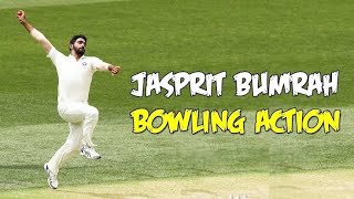 Jasprit Bumrah Bowling Action [upl. by Lunneta]