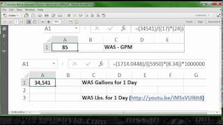 Calculate Waste Activated Sludge Gallons per Minute [upl. by Allebara]