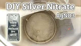 How to make Silver Nitrate at Home  DIY AgNO3 [upl. by Supen]