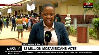 Mozambique Elections  Voting in Mozambique under way [upl. by Jobye270]