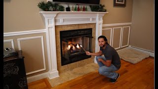 diy fireplace mantel [upl. by Rennold311]