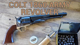 Colt 1860 Army Revolver Review [upl. by Nassir]