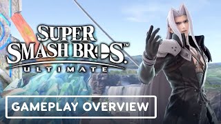 Super Smash Bros Ultimate  Sephiroth Gameplay Overview [upl. by Trillbee]