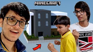 Minecraft Build Battle vs Piyush and souravjvlogs [upl. by Wachtel]